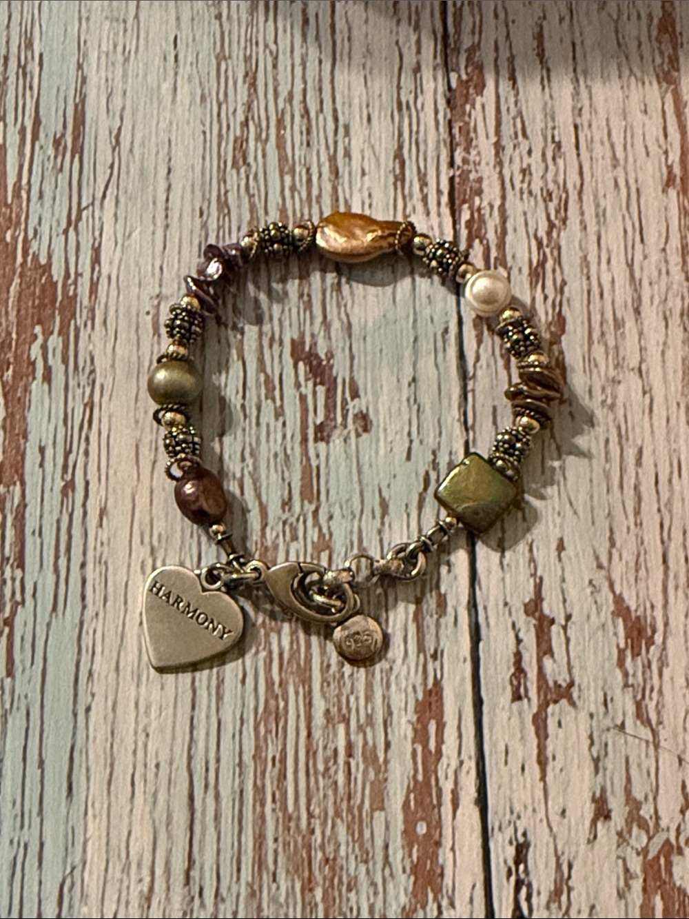 925 pearl bracelet